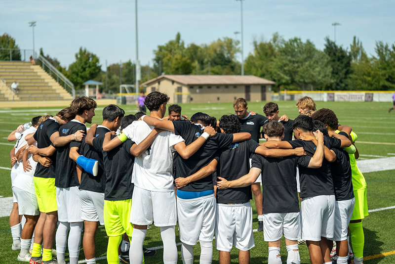 soccer huddle