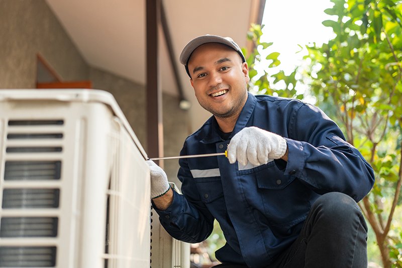 HVAC worker